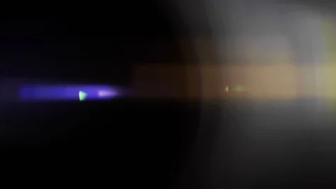 Anamorphic Optical Lens Flare Leaks Stock Footage 112652221