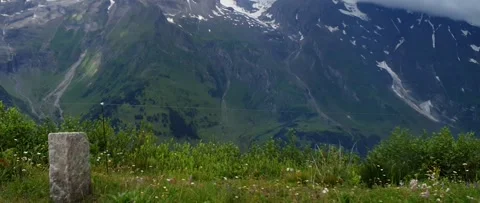 Anamorphic Side Window Drive Along Grossglockner High Alpine Road Stock Footage 339066811