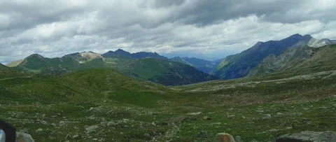Anamorphic Side Window Drive Along Grossglockner High Alpine Road Stock Footage 339066839