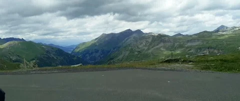 Anamorphic Side Window Drive Along Grossglockner High Alpine Road in Summer Stock Footage 339066929