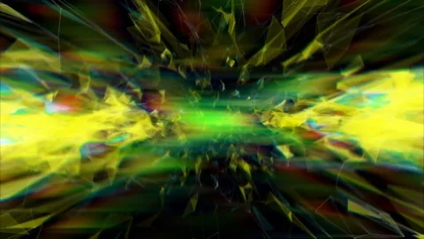Anamorphic space.Abstract plexus background for different events and projects Stock Footage 79547483