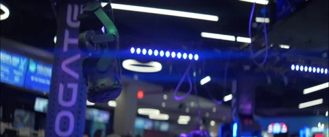 Anamorphic VR Headset Stock Footage 206812442