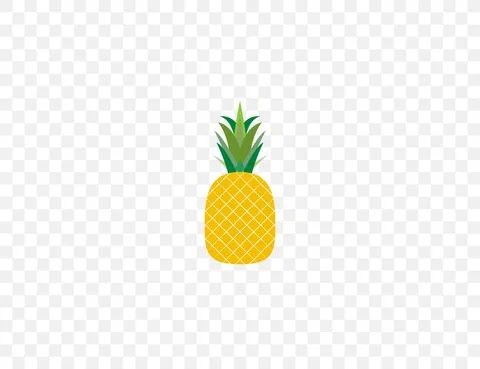 Ananas, fruit, pineapple icon. Vector illustration. Flat design. Illustrazione stock