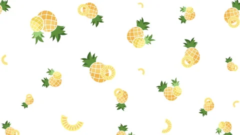 ANANAS PATTERN RENDER 1 Stock Footage 244417288
