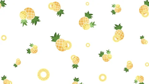 ANANAS PATTERN RENDER 2 Stock Footage 244417397