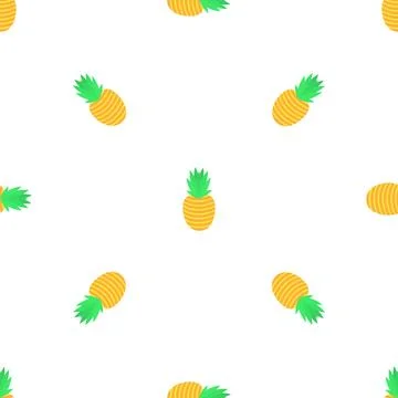 Ananas pattern seamless vector Illustrazione stock