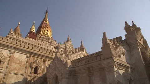 Ananda temple in Bagan Stock Footage 114984738