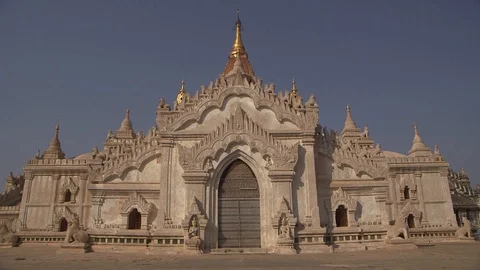 Ananda temple in Bagan Stock Footage 114984755