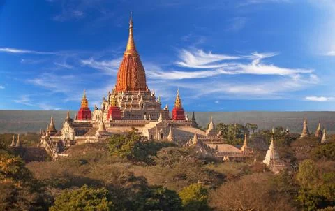 Ananda Temple Bagan Stock Photos