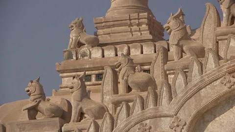 Ananda temple details Stock Footage 114984744