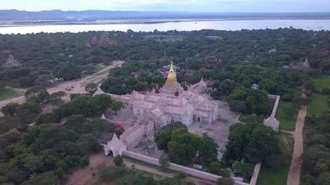 Ananda Temple Stock Footage 81556183