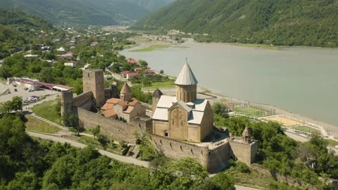 Ananuri Fortress Complex Stock Footage 198397738