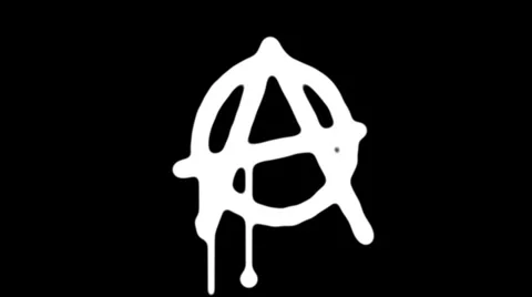 Anarchy - freedom - peace Stock Footage 30206234