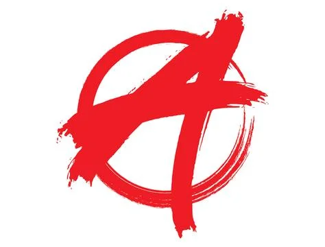 ANARCHY ICON VECTOR ART Stock Illustration