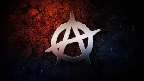 Anarchy Sparks on Rock 4K Loop Stock Footage 86090970