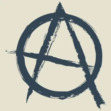 Anarchy symbol. Stock Illustration