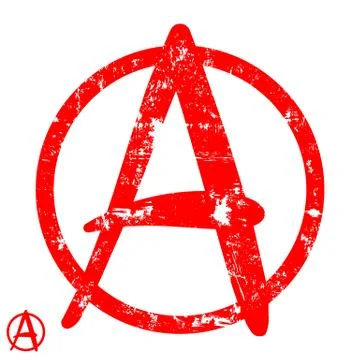 Anarchy symbol. Stock Illustration