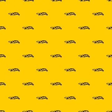 Anarhichas fish pattern vector Stock Illustration