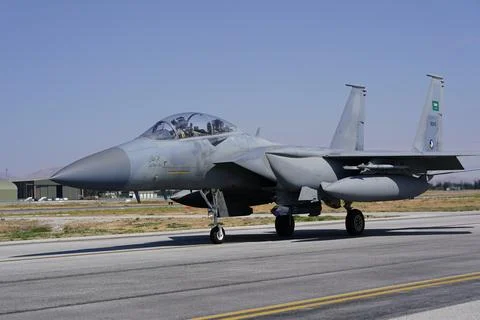 Anatolian Eagle Air Force Exercise in Konya, Turkiye Stock Photos