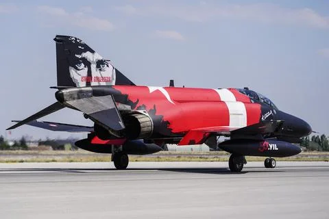Anatolian Eagle Air Force Exercise in Konya, Turkiye Stock Photos