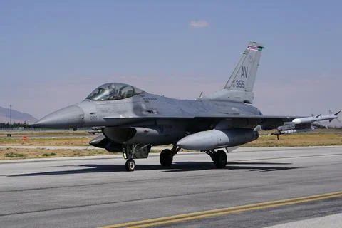 Anatolian Eagle Air Force Exercise in Konya, Turkiye Stock Photos