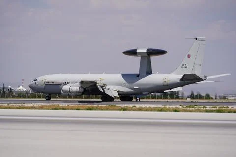 Anatolian Eagle Air Force Exercise in Konya, Turkiye Stock Photos