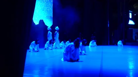 Anatolian Fire dance group Stock Footage 181044606