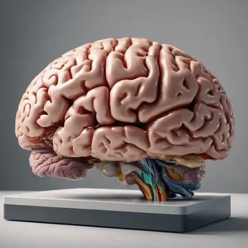 Anatomy of brain Stock Illustration