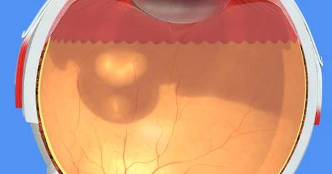 Anatomy of the Human Eye Stock Illustration