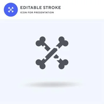 Anatomy icon vector, filled flat sign, solid pictogram isolated on white, logo Stockillustratie