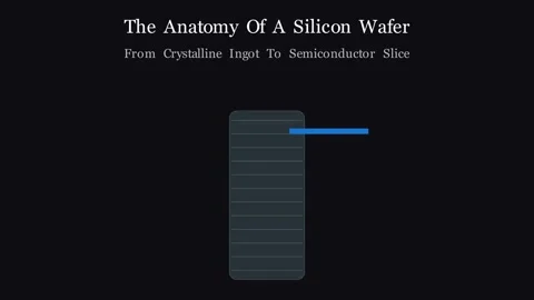 The anatomy of a silicon wafer Stock Footage 338446184