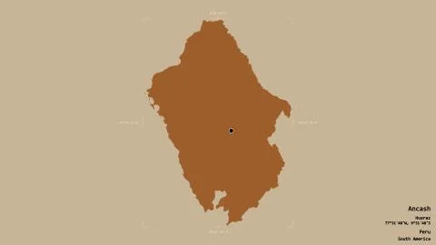 Ancash - Peru. Bounding box. Pattern 스톡 일러스트