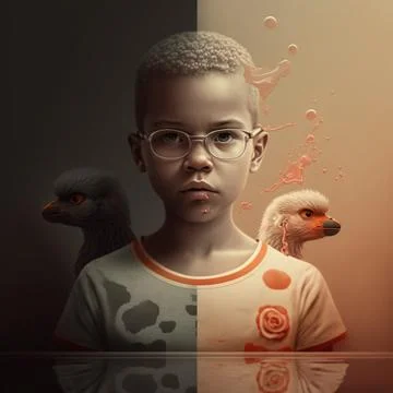 Ancestors mentality Stock Illustration