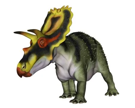 Anchiceratops dinosaur - 3D render Stock Illustration