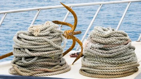 Anchor and Ropes Stock Photos
