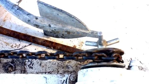 Anchor is being lifted Stock Footage 83503521