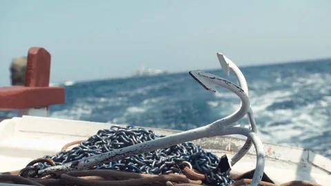 Anchor on Board Stock Footage 73461056