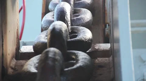 Anchor chain 2 Stock Footage 1861544