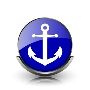 Anchor icon Stock Illustration