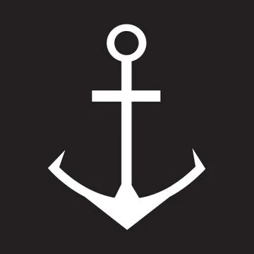 Anchor icon Stock Illustration