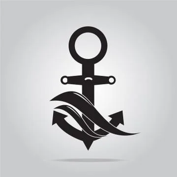 Anchor icon 스톡 일러스트