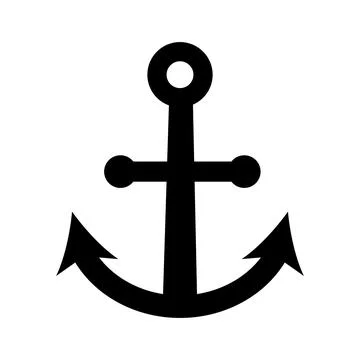 Anchor icon Stock Illustration