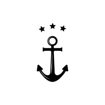 Anchor Icon Sign Stock Illustration