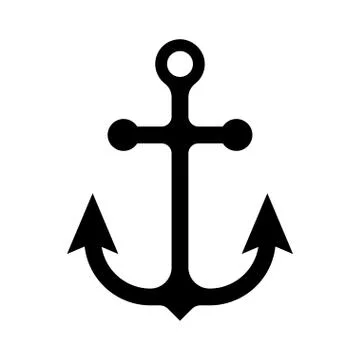Anchor Icon Vector. Stock Illustration