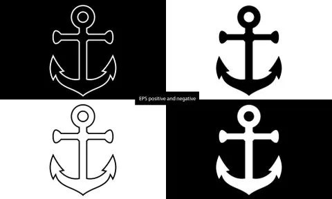 Anchor icon for web Stock Illustration