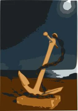 Anchor Illustrazione stock