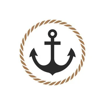Anchor  illustration design 스톡 일러스트