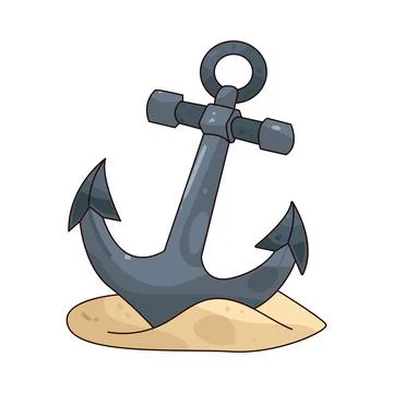 Anchor illustration Stock Illustration