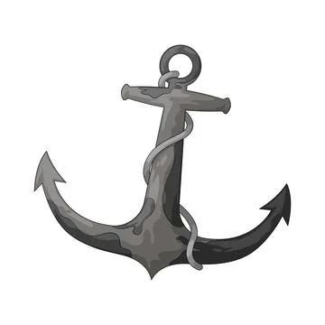 Anchor illustration Stock Illustration