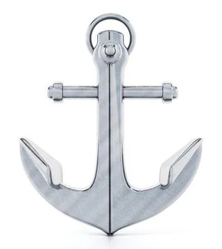 Anchor isolated on white background. 3D illustration Anchor isolated on wh... Stockfoto's